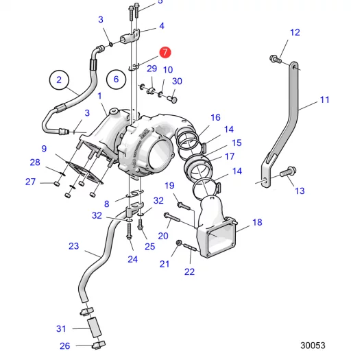 PLANPACKNING 22206133 VOLVO PENTA