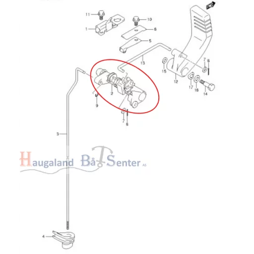 SHAFT,CLUTCH DF25/K6 -SUZUKI MARINE