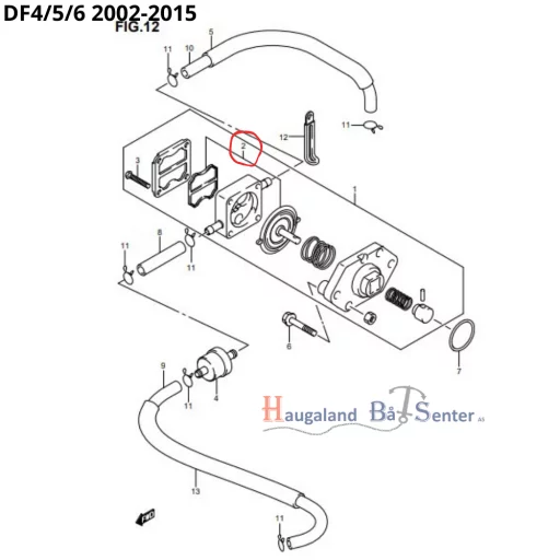 DIAPHRAGM SET -SUZUKI MARINE