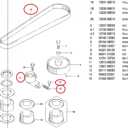 SERVICE REGISTER REM DF60-DF70 -SUZUKI MARINE