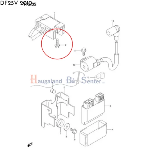 BOLT 6X25 -Suzuki Marine