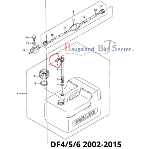 PLUG,FUEL CONNECTOR -SUZUKI MARINE