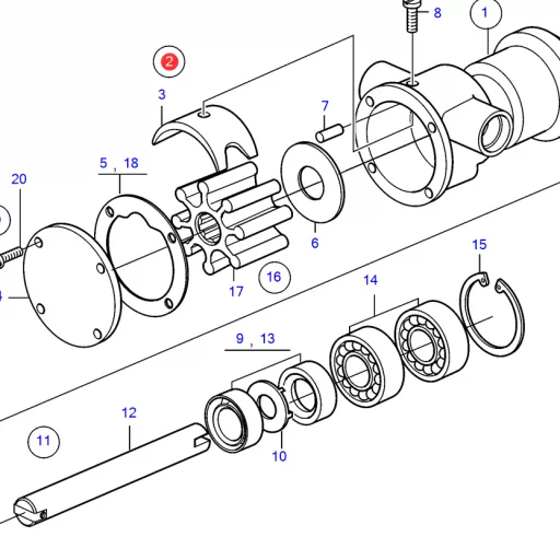 WEAR KIT 21951368 VOLVO PENTA 875584