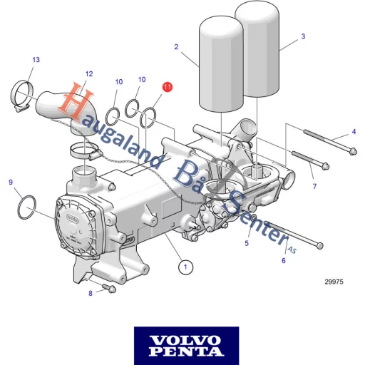 O-RING VOLVO PENTA  D4/D6 976041