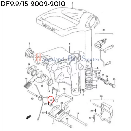 WASHER (6.5X13X1.0) -SUZUKI MARINE