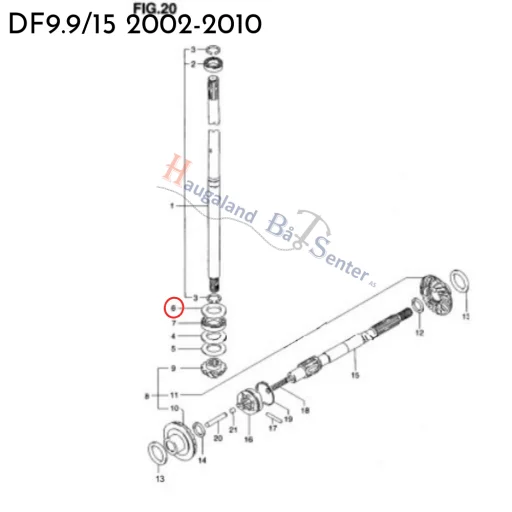 WASHER SUZUKI (21X35X2.75) SUZUKI MARINE
