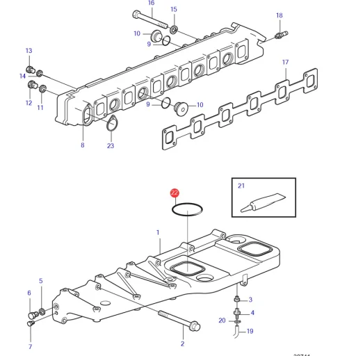 O-RING 976063 VOLVO PENTA