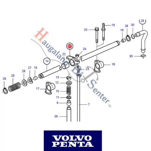 VIPPARM VOLVO PENTA 3581129