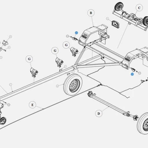 Mark.lys Dafa Led hvit BK-HENGEREN