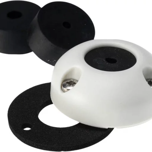 Kabelgjennomføring vanntett 8mm sort