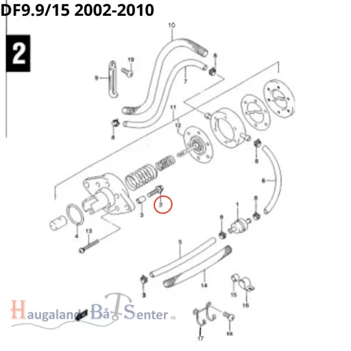 BOLT 6X25 -Suzuki Marine