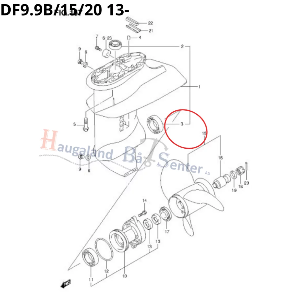 BEARING - Suzuki Marine
