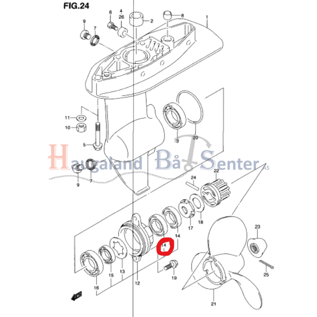 OIL SEAL -SUZUKI MARINE