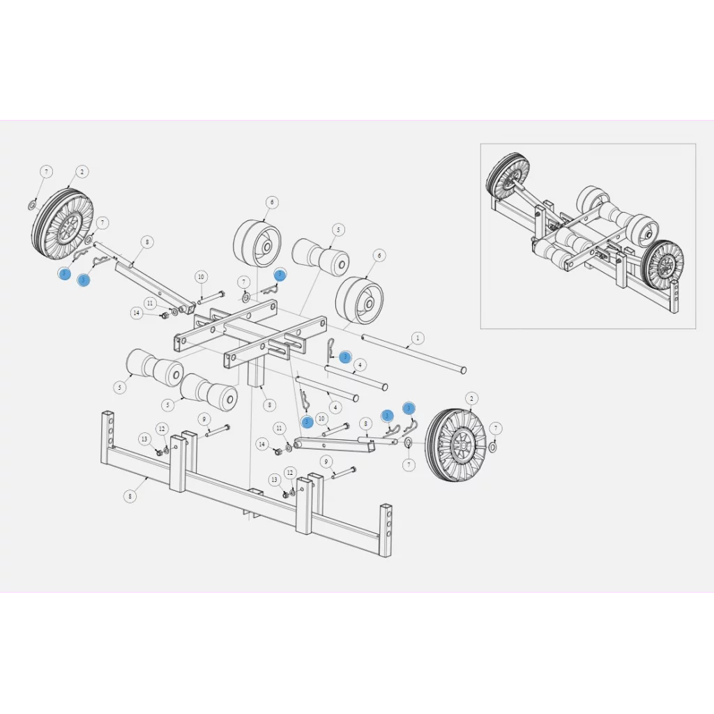 Splint krokodille BK-HENGEREN