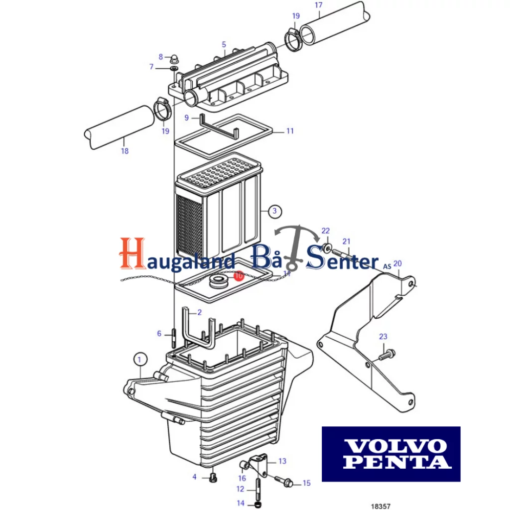 TETNINGSRING VOLVO PENTA 858979