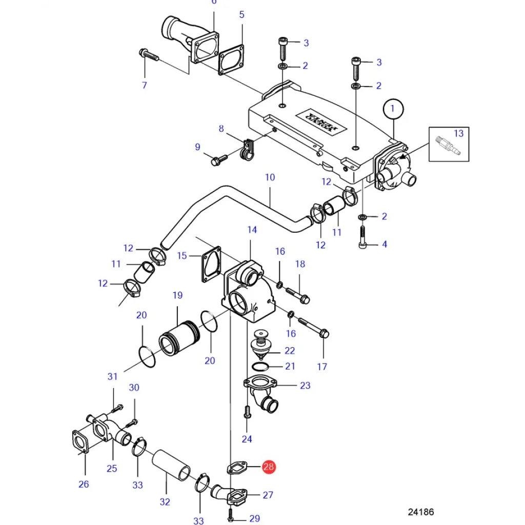 PACKNING VOLVO PENTA 888820