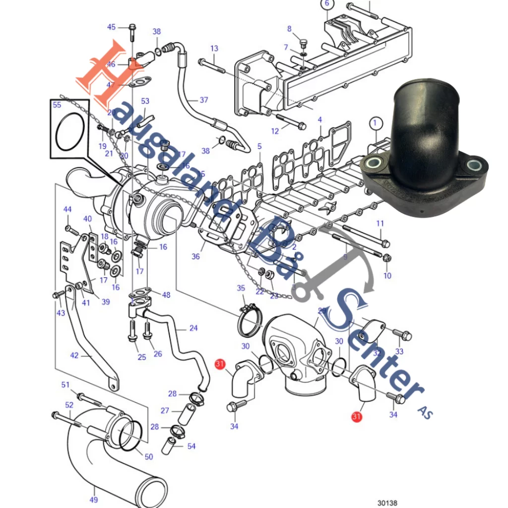 ANSLUTNING VOLVO PENTA 21450768