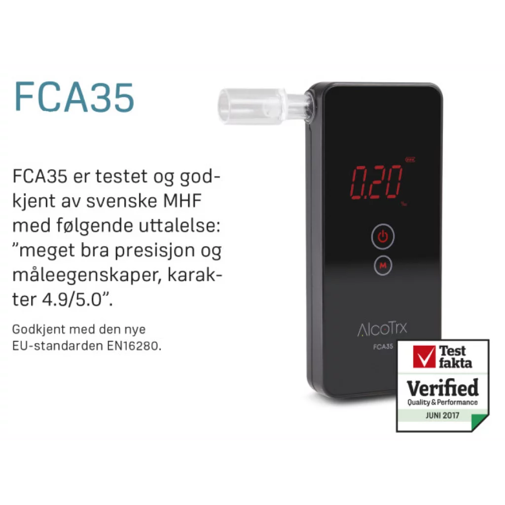 Promilletester AlcoTrx FCA35