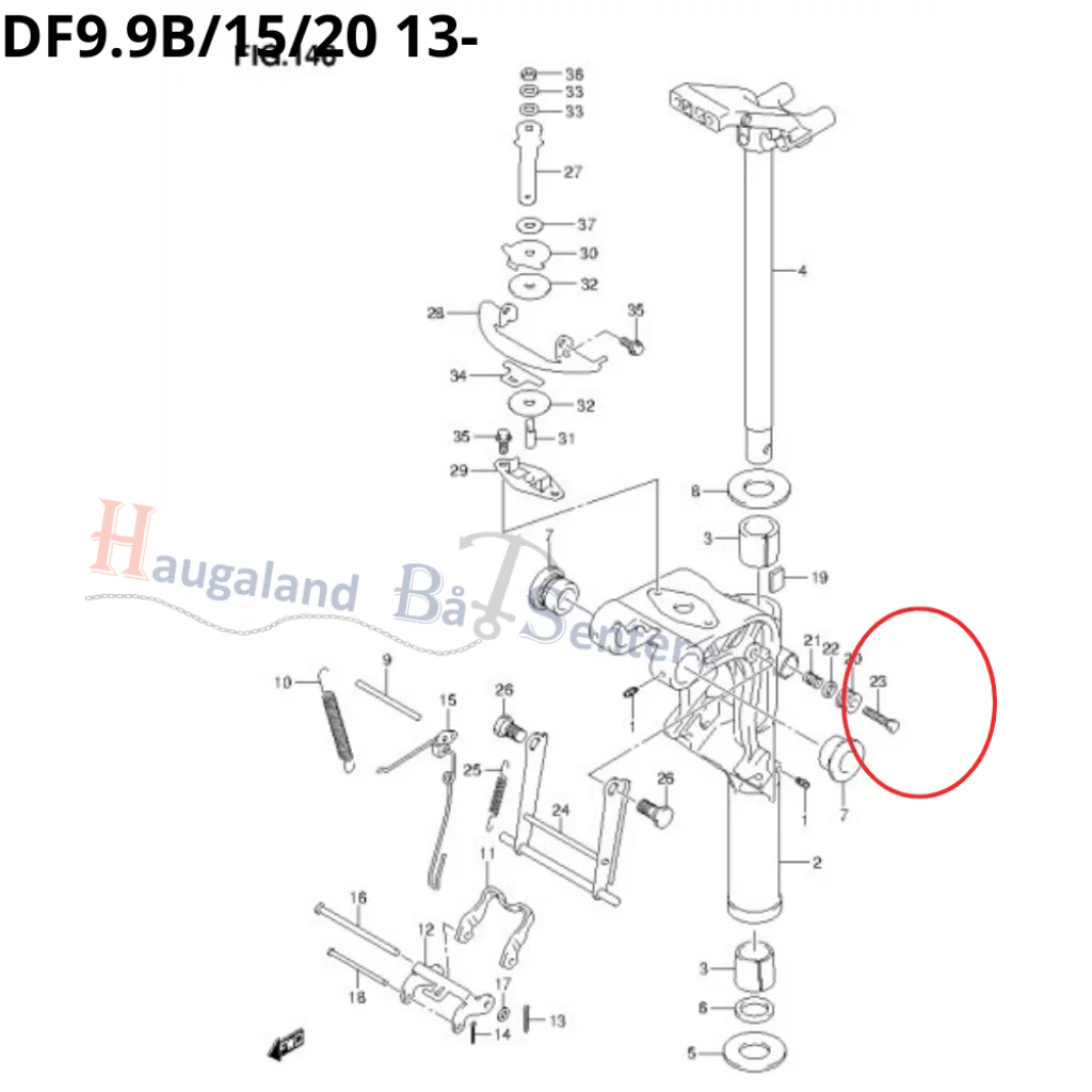 BOLT 8X30 -Suzuki Marine