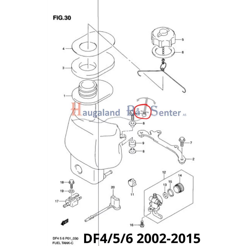 BOLT 6X25 -Suzuki Marine