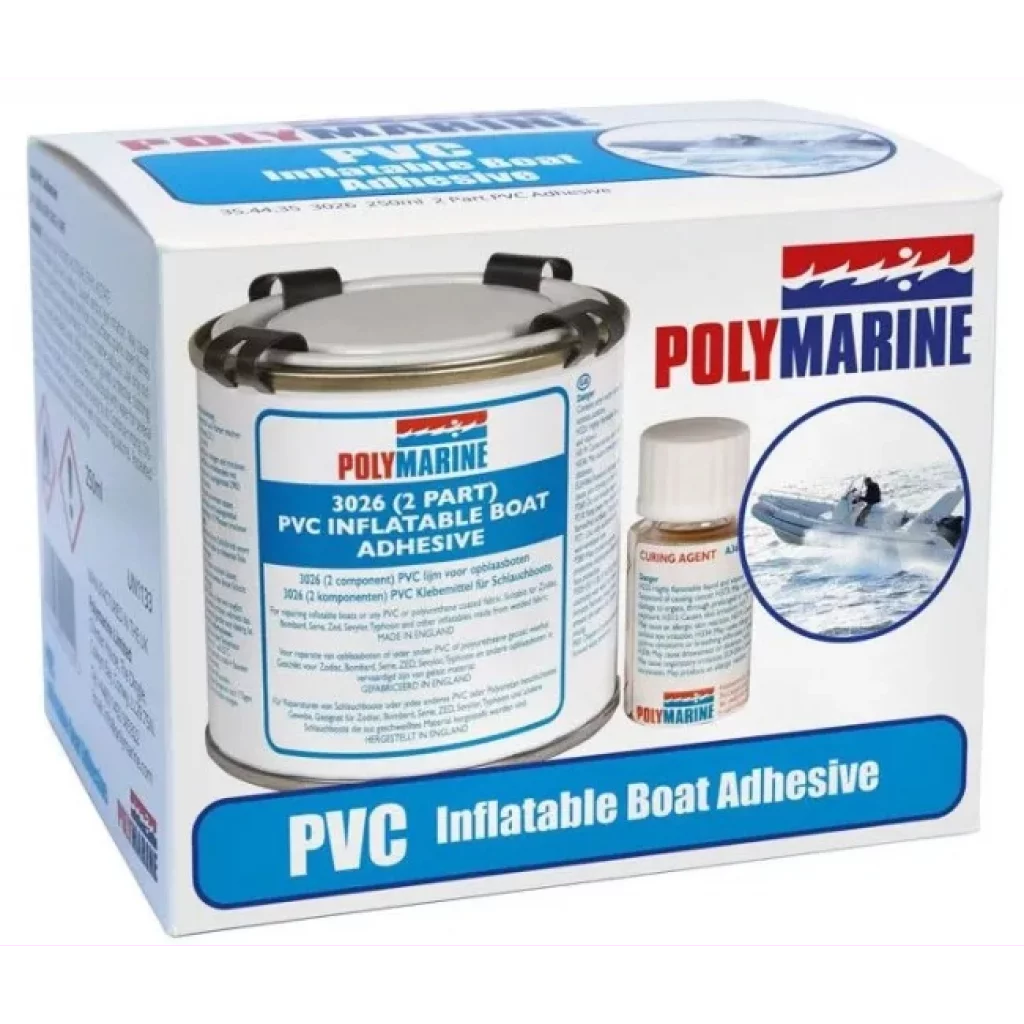 Polymarine PVC Adhesive - Lim til PVC gummibåter PVC LIM, 2-KOMP., 250 ML.