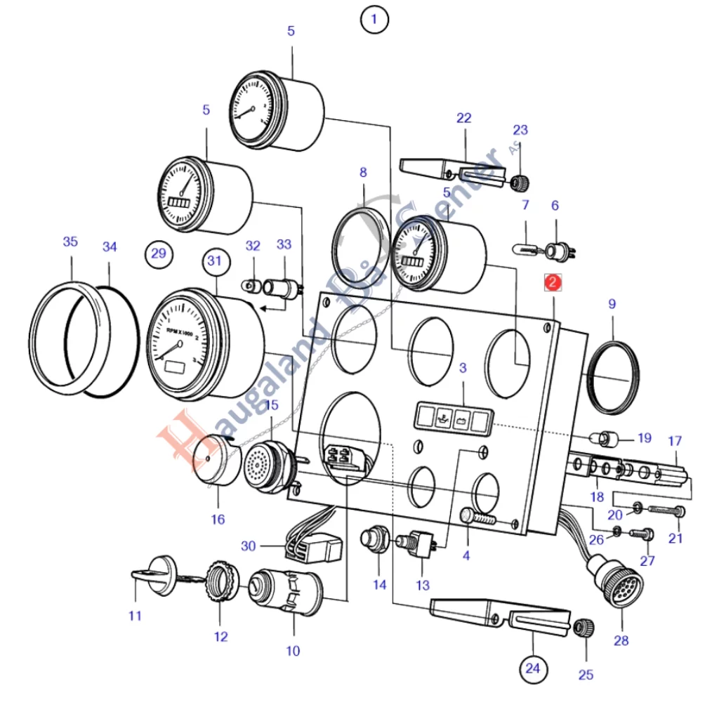 INSTRUMENTPANEL 860182 VOLVO PENTA