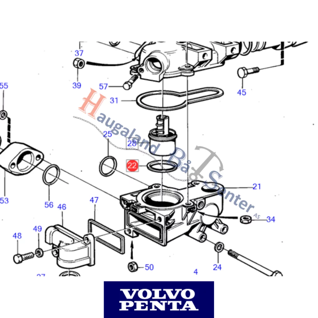 SEALING RING VOLVO PENTA 1544710
