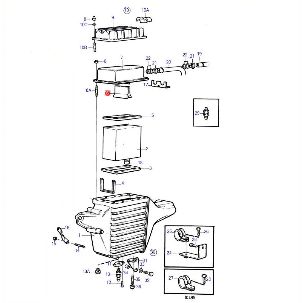 TETNINGSLIST VOLVO PENTA 847573