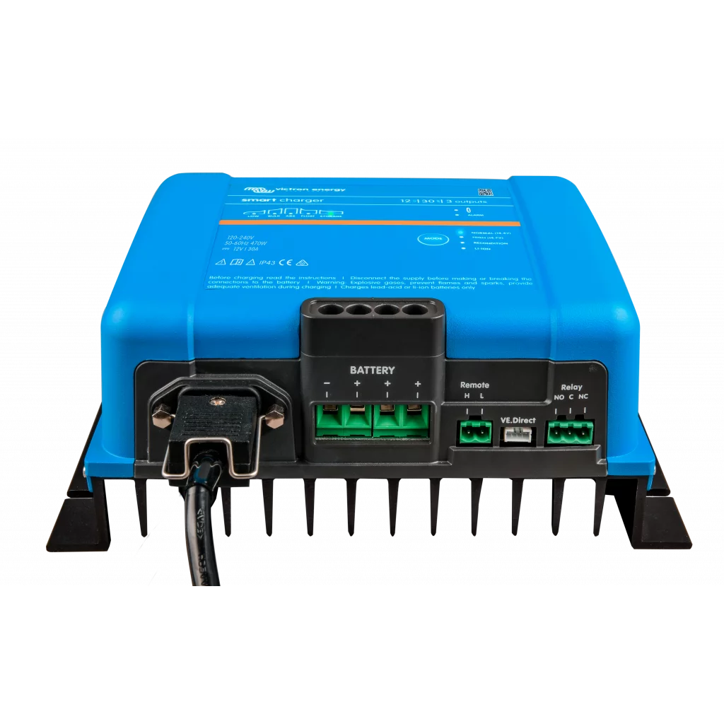VICTRON Phoenix Smart IP43 Batterilader 12V 30A 3-kanaler 120-240V