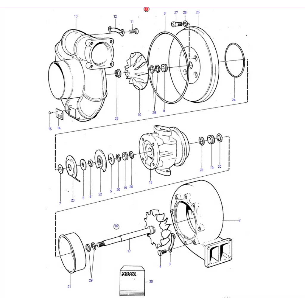 TURBOKOMPRESSOR VOLVO PENTA