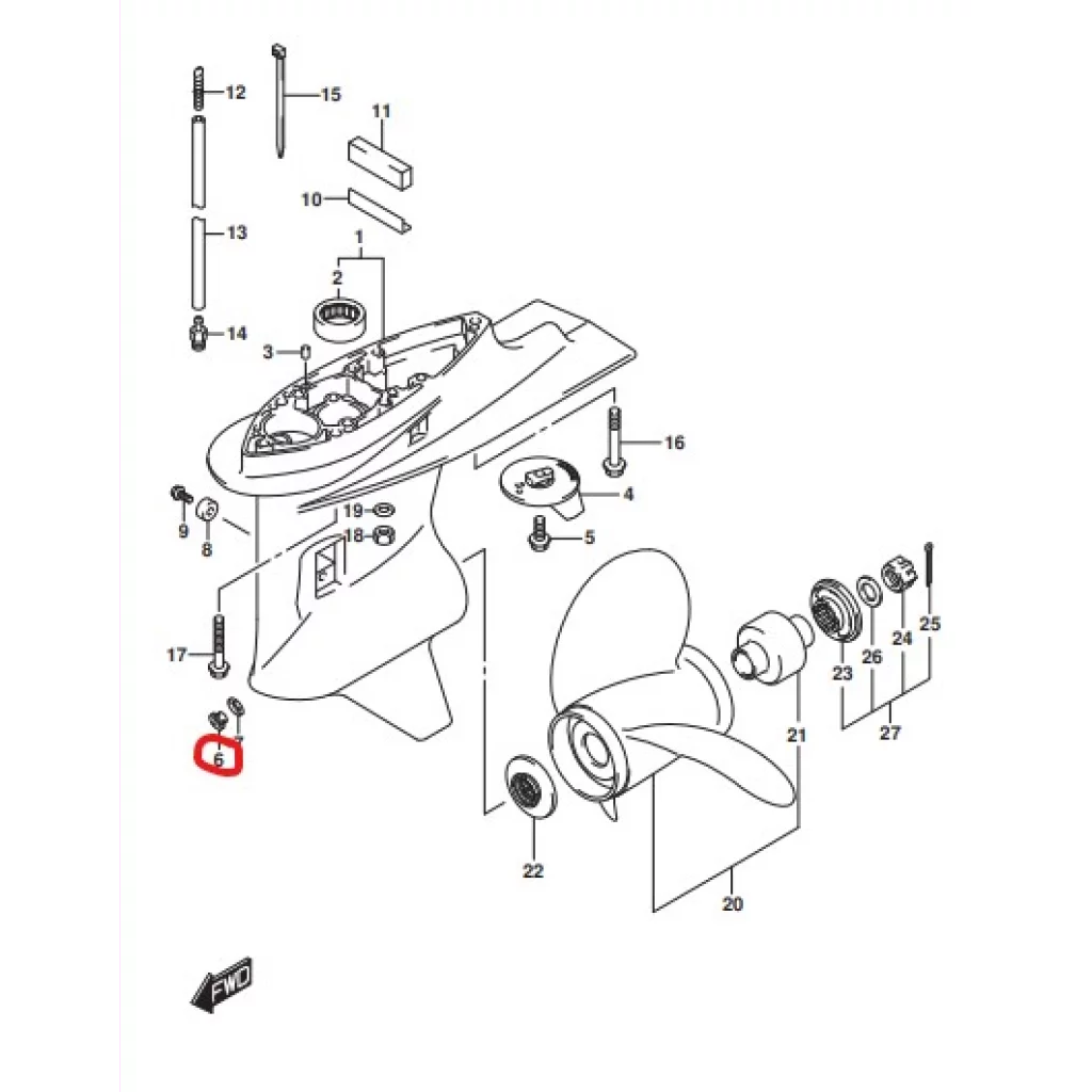 PLUG (10X7.5) -SUZUKI MARINE