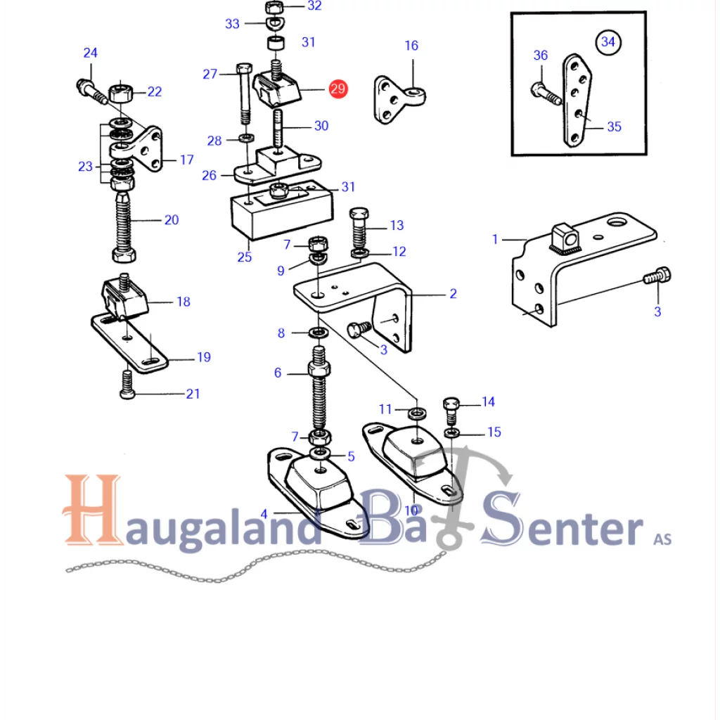 GUMMIELEMENT VOLVO PENTA 858455
