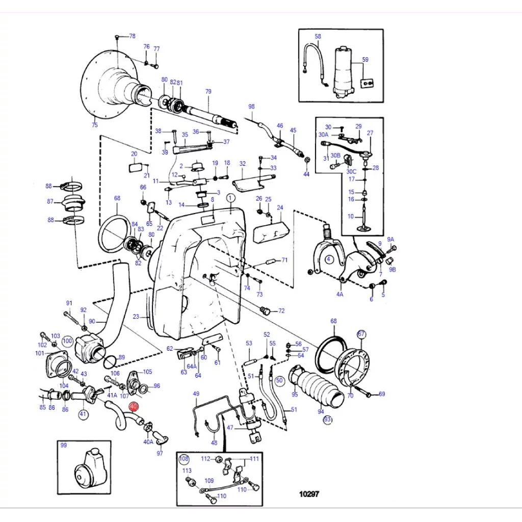 SLANGE KIT VOLVO PENTA 876632