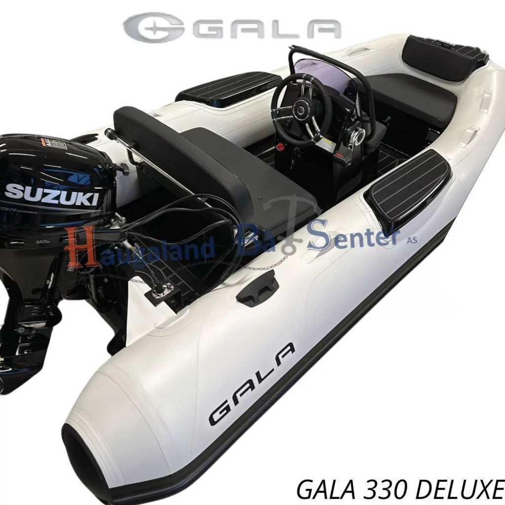 GALA 330 DELUXE Hvit skrog, sort tube