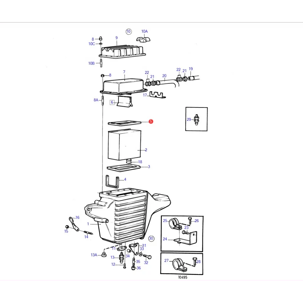 PACKNING / SEAL VOLVO PENTA 860920 / 838720