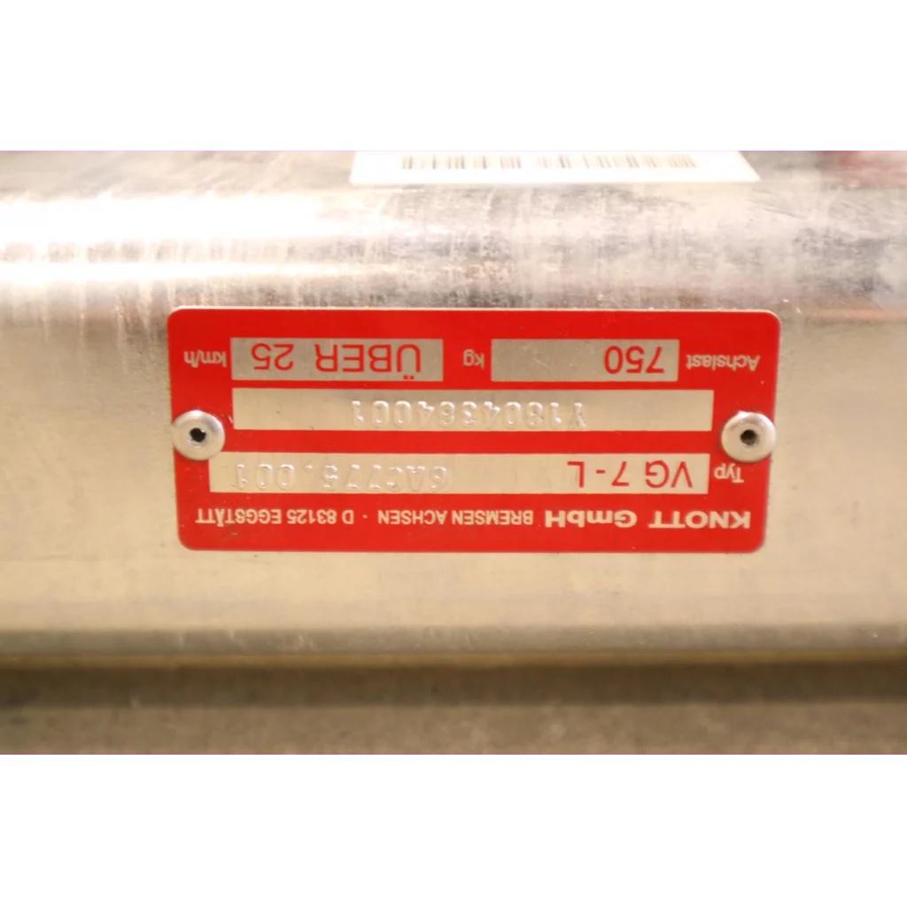 Aksling Knott B1300 V750kg FL1750 BK-HENGEREN