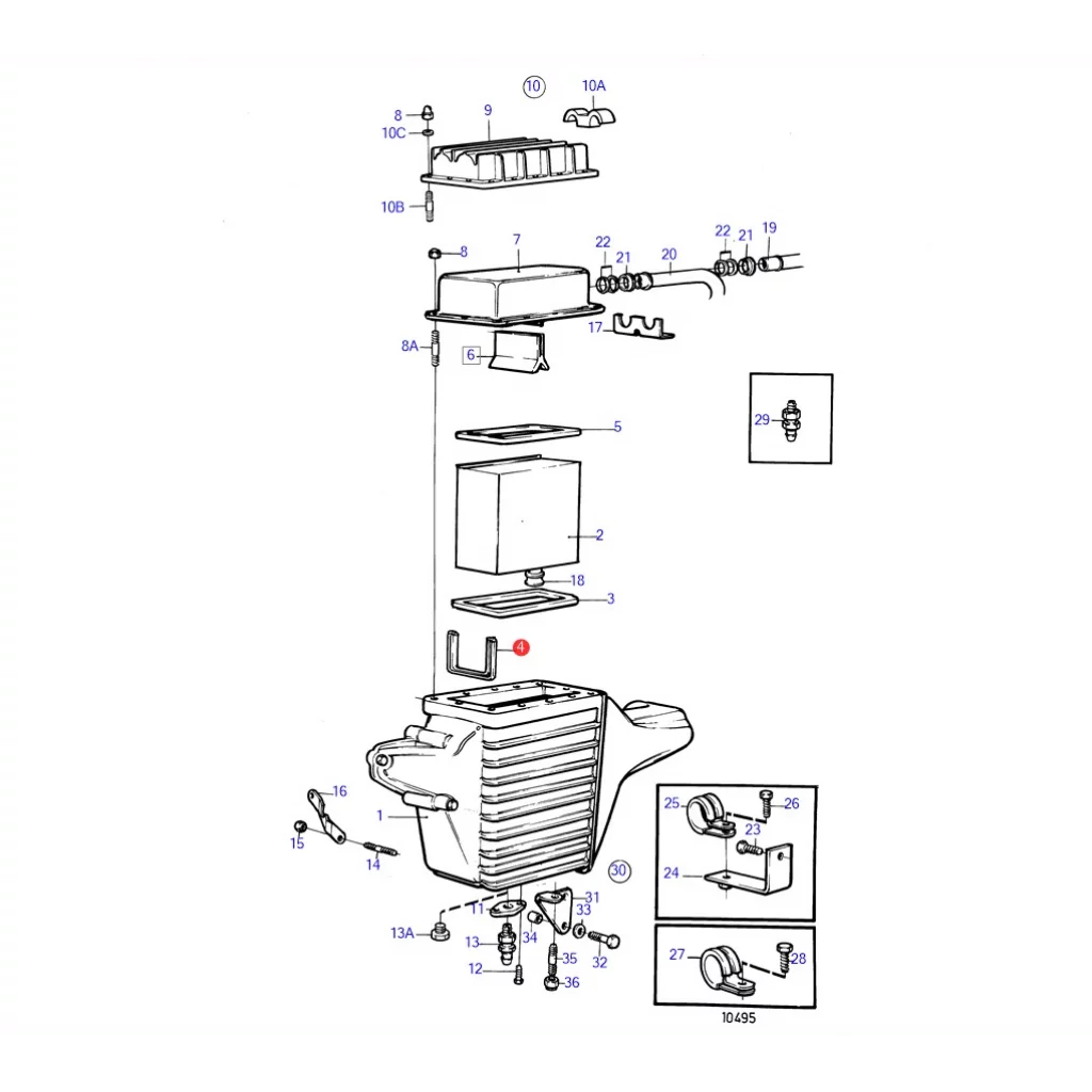 TETNINGSLIST VOLVO PENTA 3582639 ERST 838831