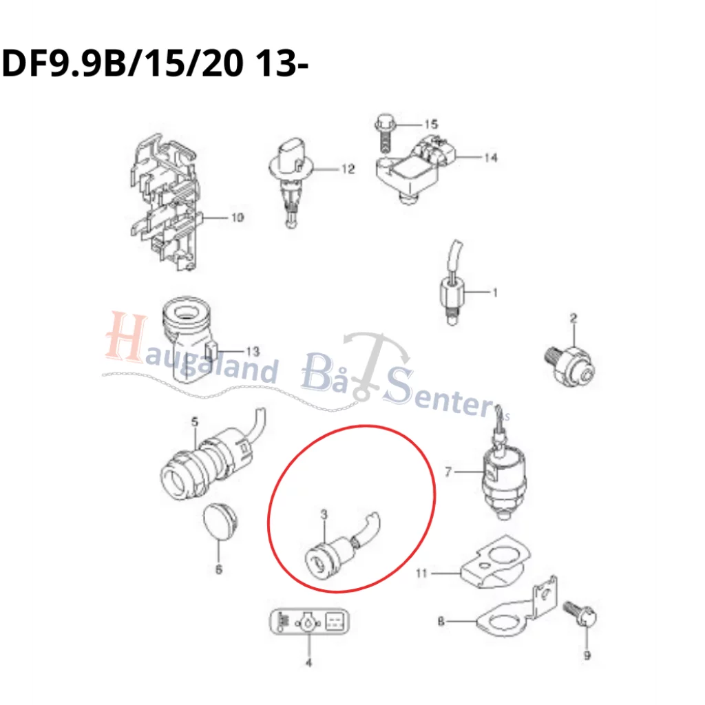 INDICATOR,OIL LEVEL DF8/9.9A RDF9.9B/15/20 -SUZUKI MARINE