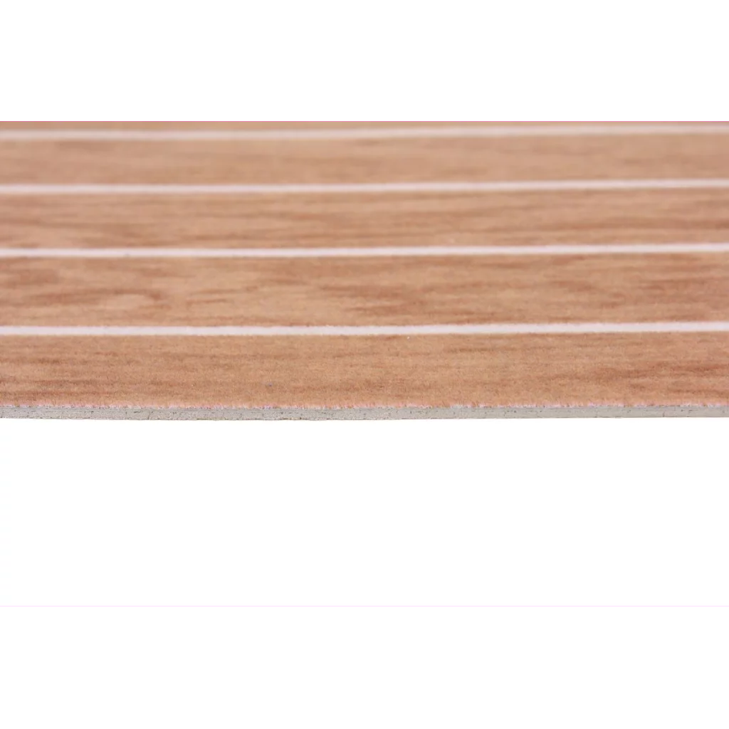 Marineteppe Teak hvit