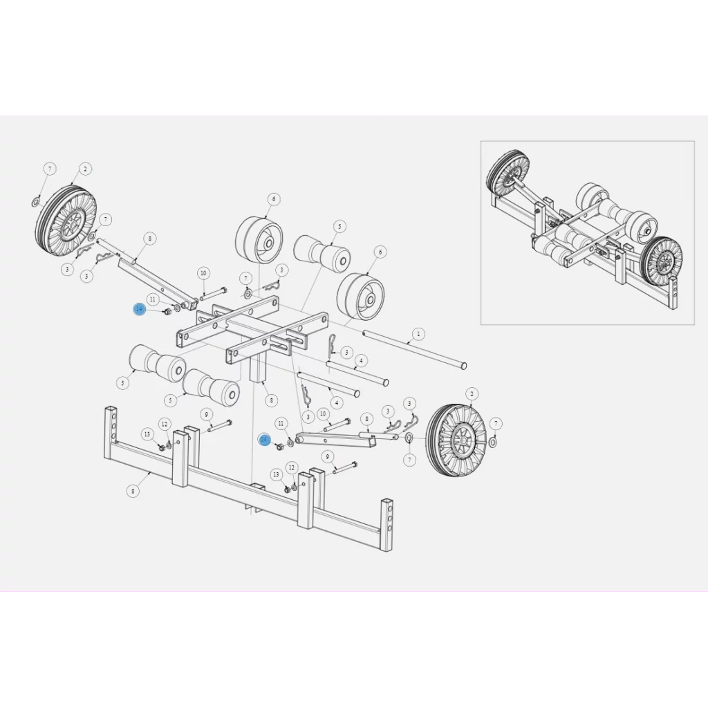 Låsemutter 12mm BK-HENGEREN