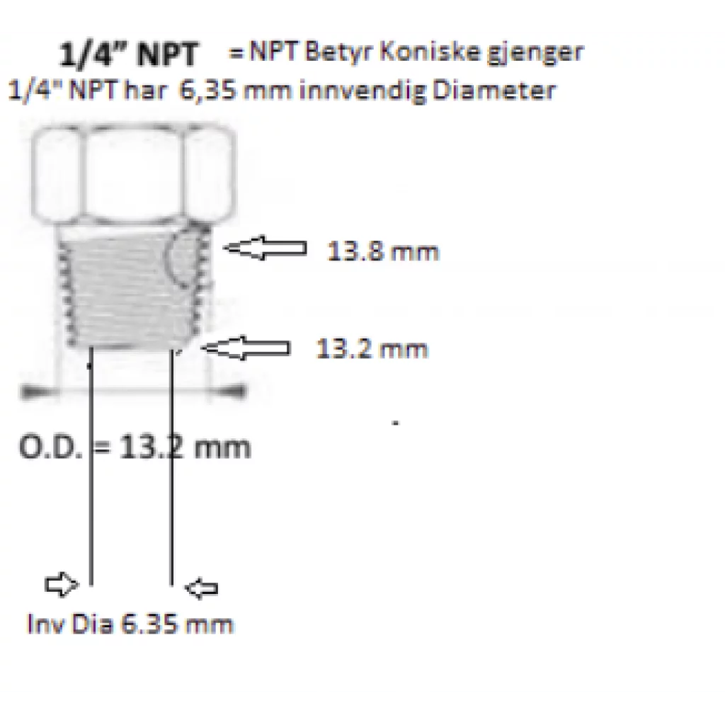 T-stykke med luftenippel HF5520