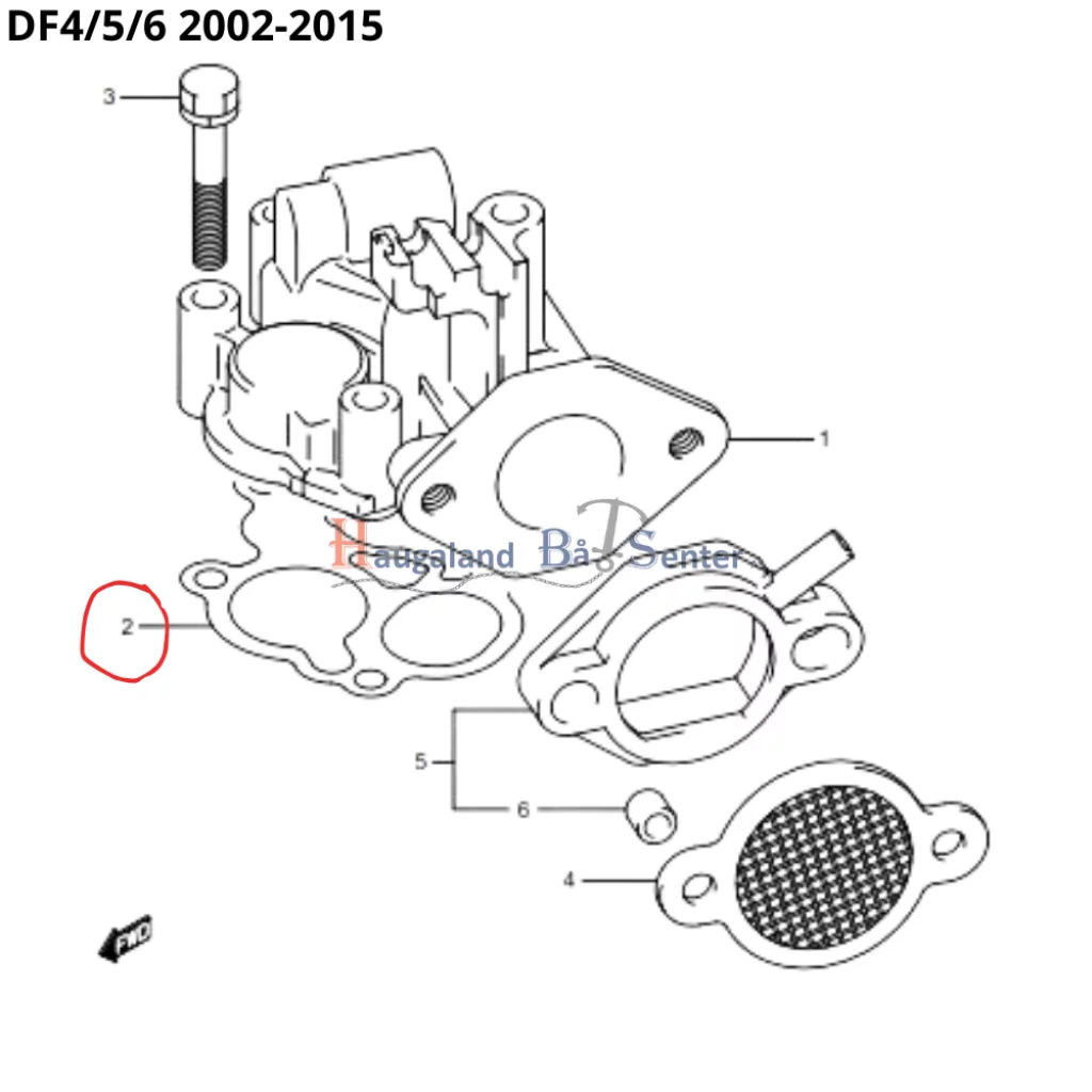 GASKET, MANIFOLD DF4/5