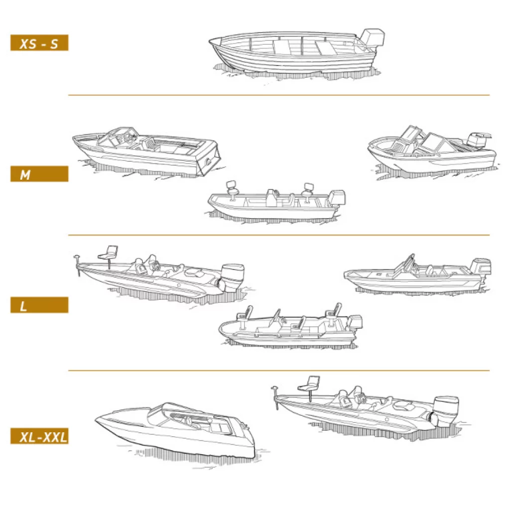 1852 Formsydd presenning Vannscooter 300-360 cm