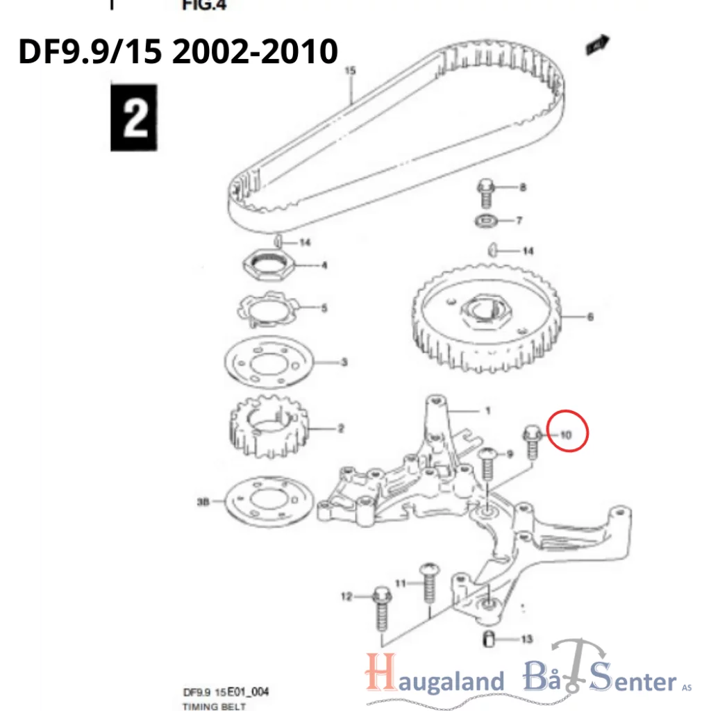 BOLT 6X25 -Suzuki Marine