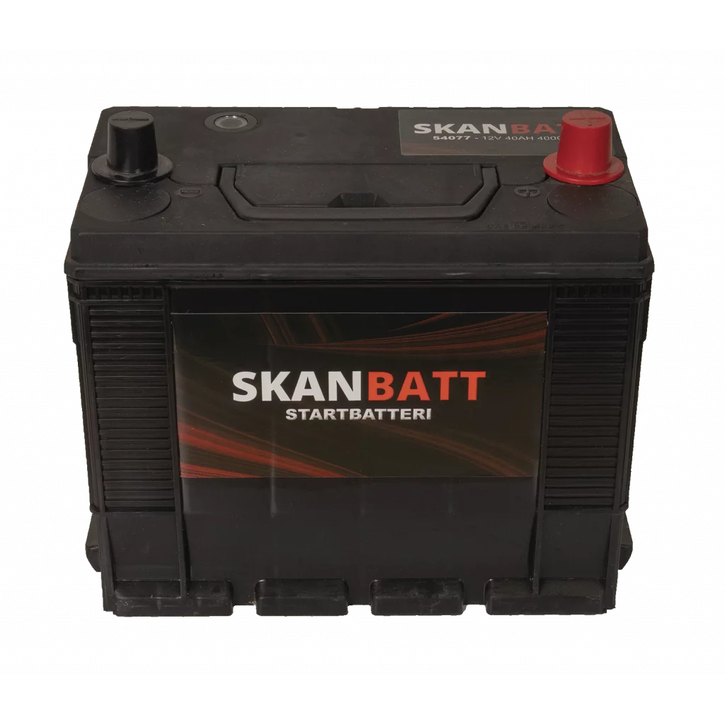 SKANBATT Startbatteri 12V 40Ah 400CCA (238x136x202mm) +høyre John Deere