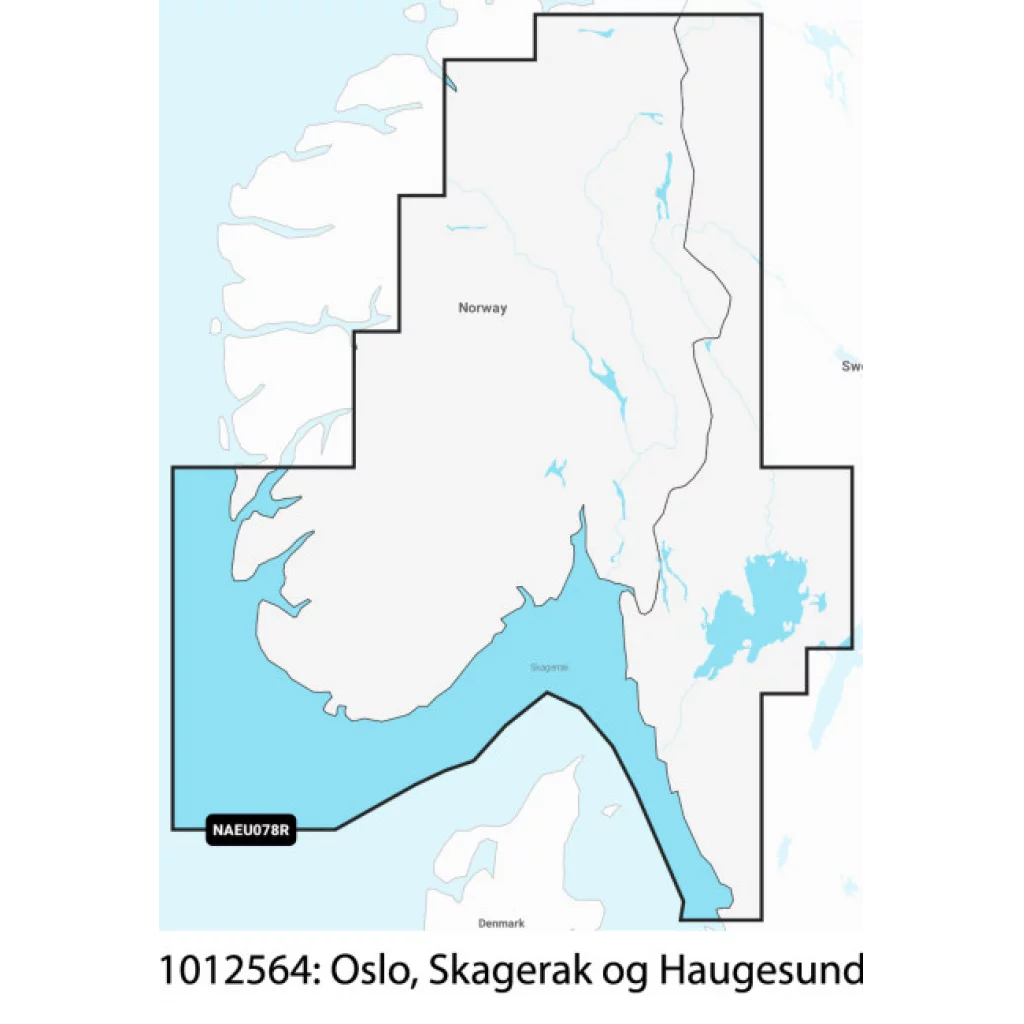 Navionics+ Regular Norge, Oslo, Skagerak & Haugesund