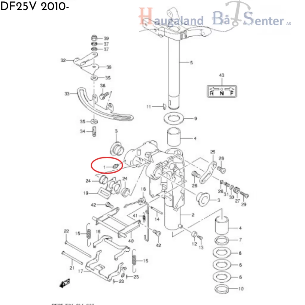 NIPPEL GREASE W/TRANSOM(S) -SUZUKI MARINE