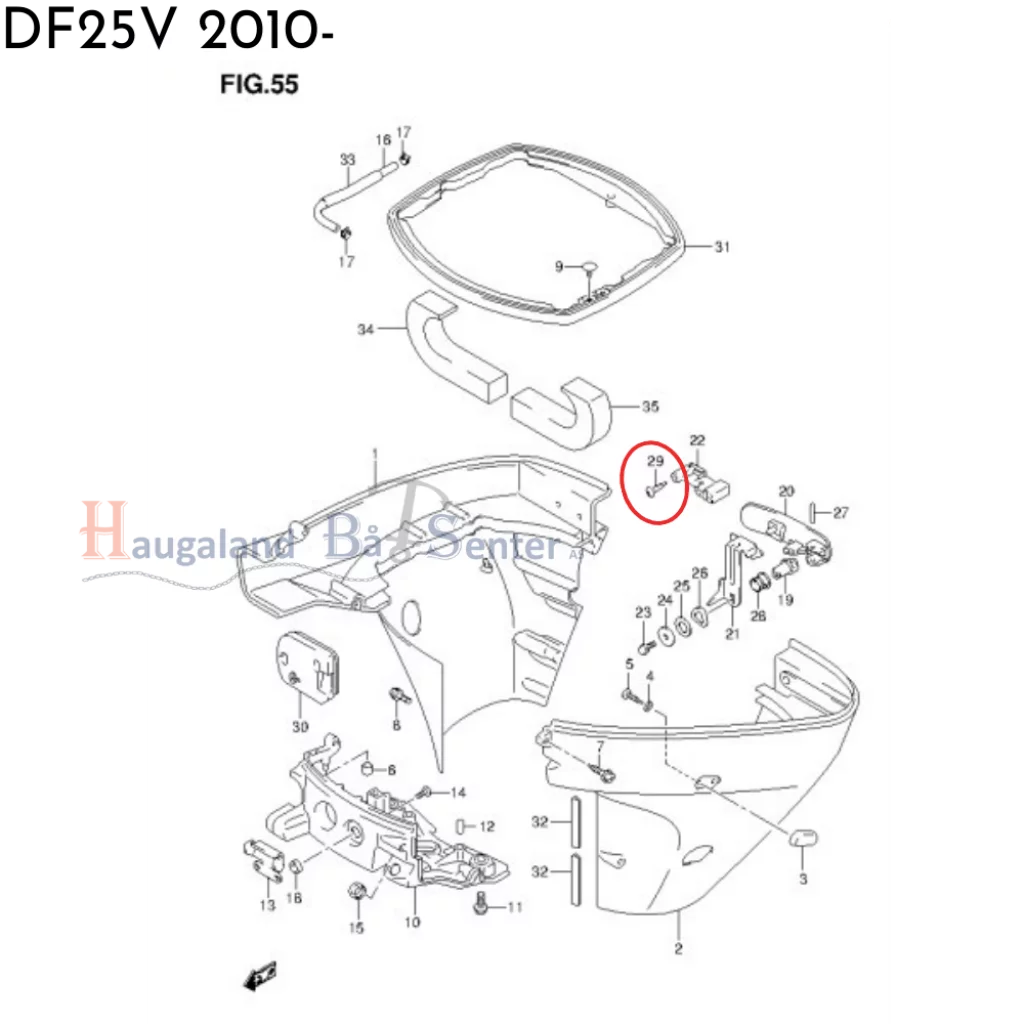 SCREW -SUZUKI MARINE