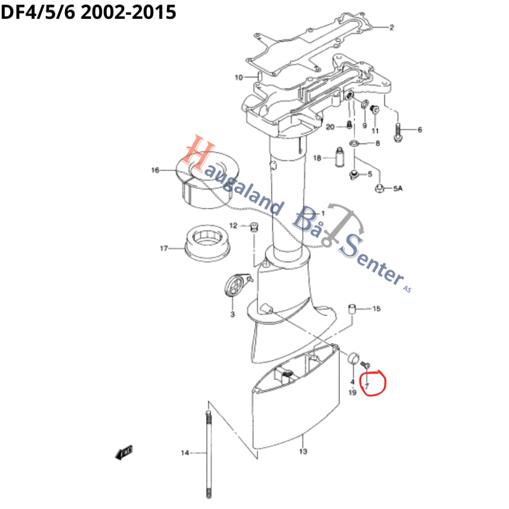 BOLT,6X14  -Suzuki Marine 09128-06021