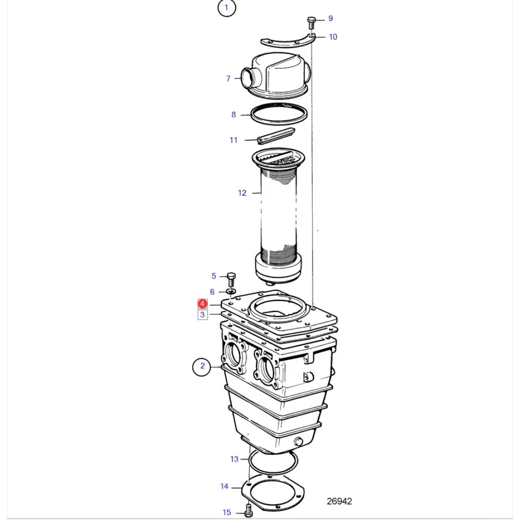 LOCK VARMEVEKSLER VOLVO PENTA 848145